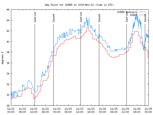 Latest daily graph