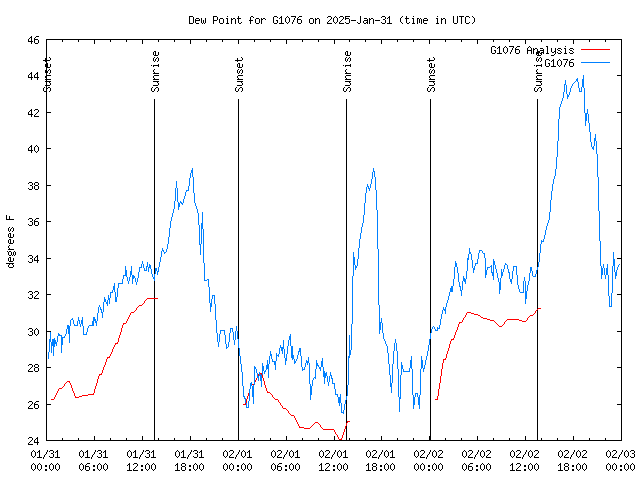 Latest daily graph