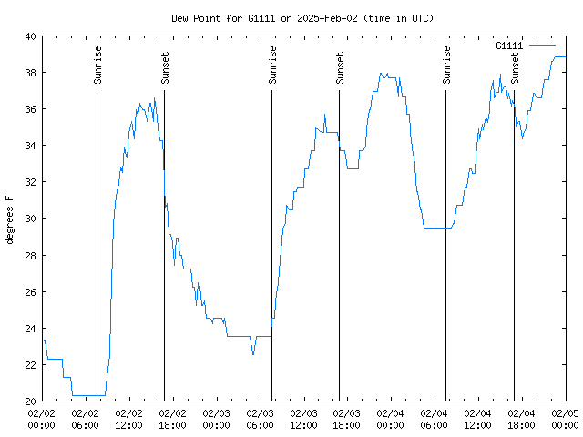 Latest daily graph