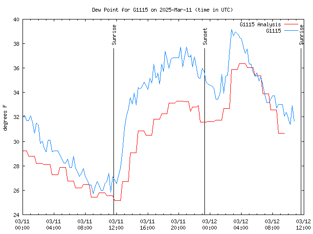 Latest daily graph