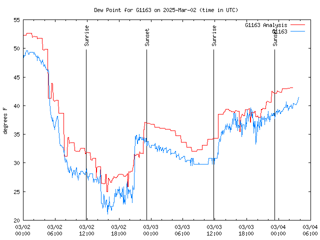 Latest daily graph