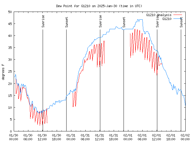 Latest daily graph