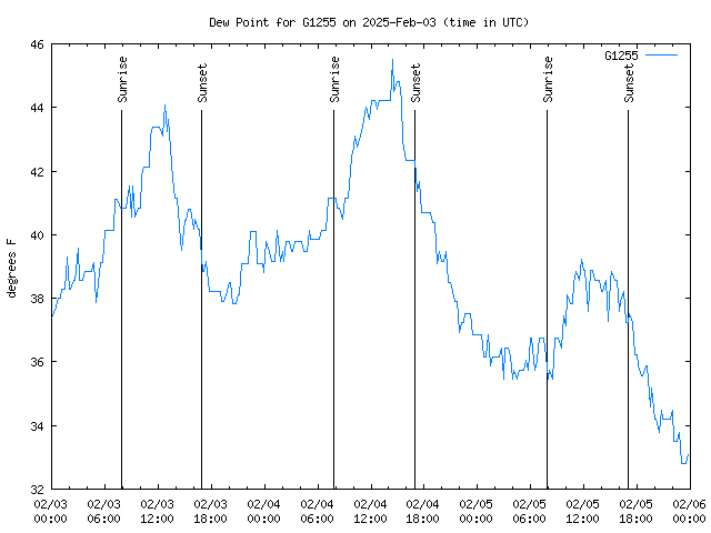 Latest daily graph