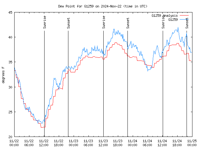 Latest daily graph