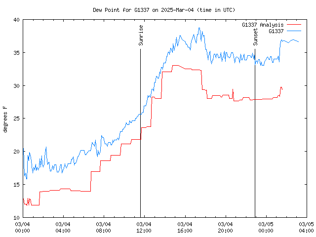 Latest daily graph