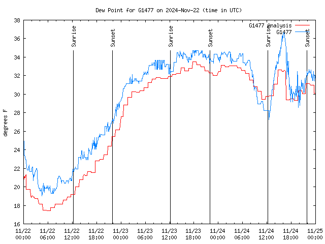 Latest daily graph