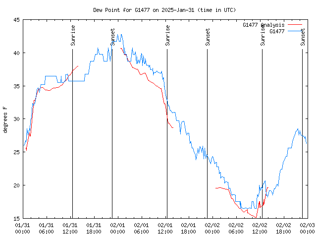 Latest daily graph