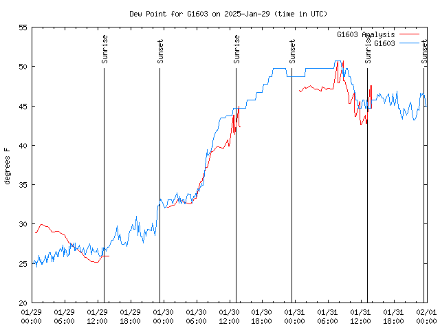 Latest daily graph