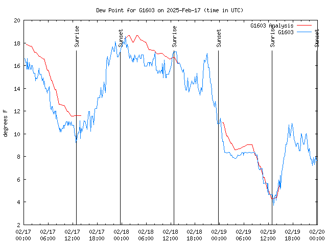 Latest daily graph