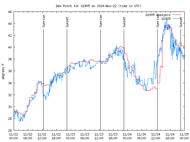 Latest daily graph