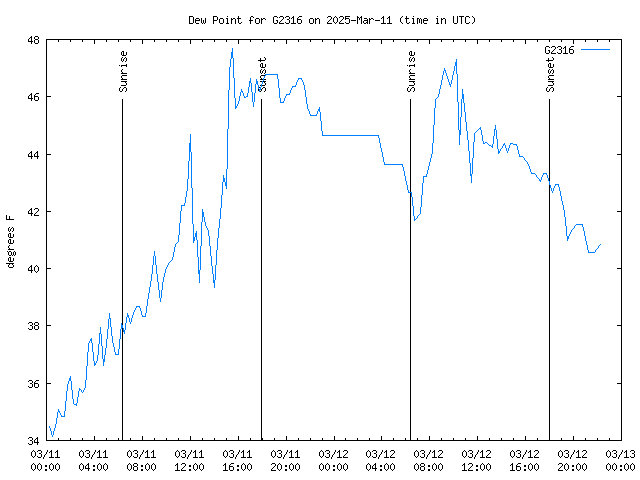 Latest daily graph