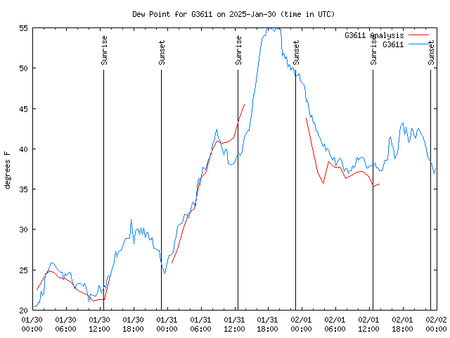 Latest daily graph