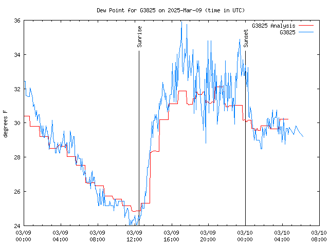 Latest daily graph