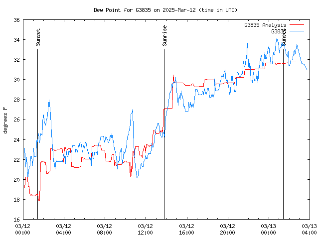 Latest daily graph