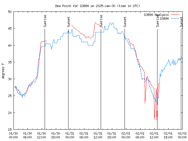 Latest daily graph