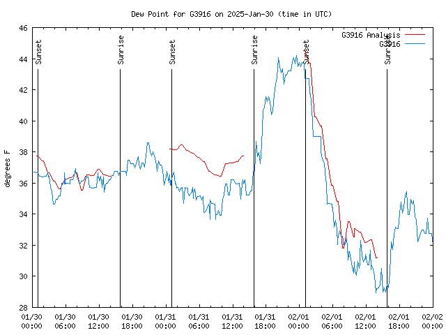 Latest daily graph