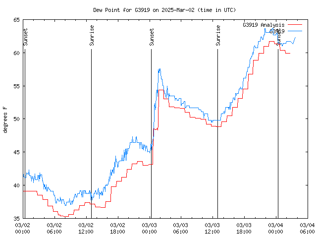 Latest daily graph