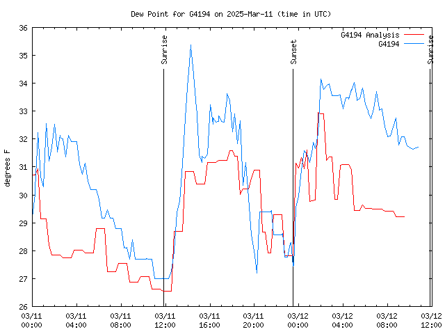 Latest daily graph