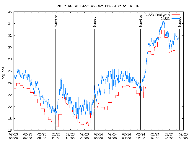 Latest daily graph