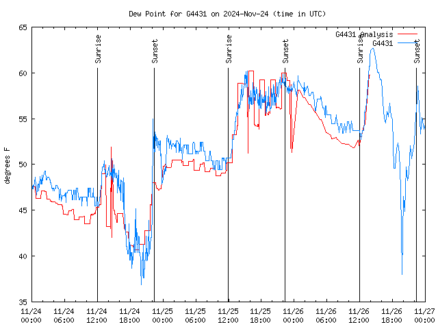 Latest daily graph