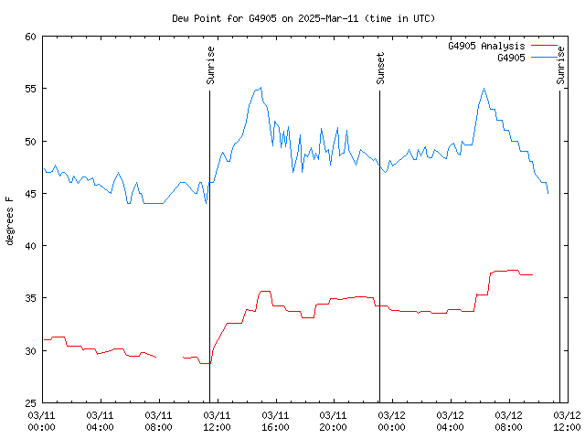 Latest daily graph