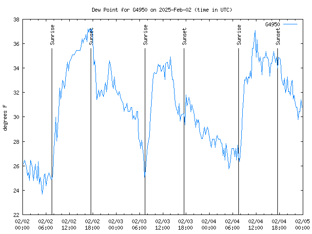 Latest daily graph