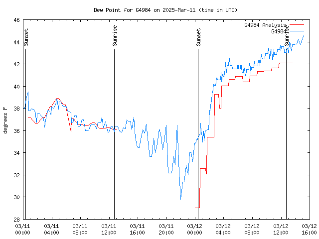 Latest daily graph