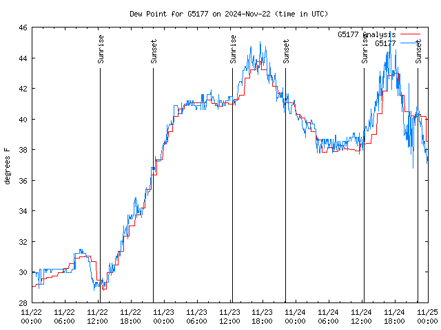 Latest daily graph