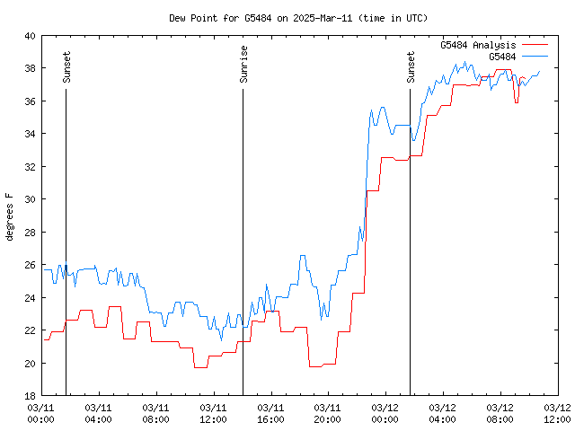 Latest daily graph